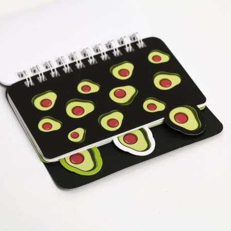 Notepad with A7 dividers, 40 liters "Avocado Pati"-2