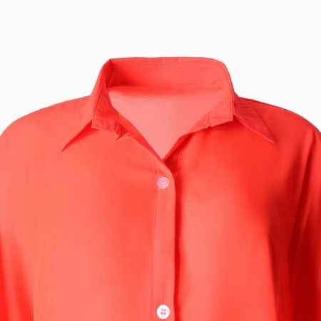 Tunic Beach female, red color, size 48-9