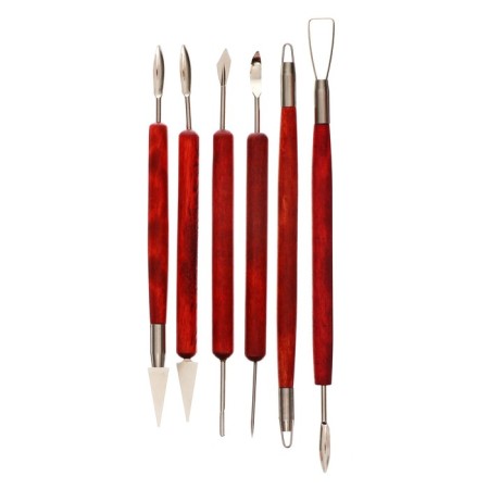 Set of sculpting tools, 6 pieces