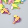 Decor for creativity plastic "Air ball" set 10 pcs mix 2.7x2.4 cm