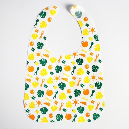 A set of bibs for feeding "Tasty History" waterproof on Velcro, 3 pcs.-1