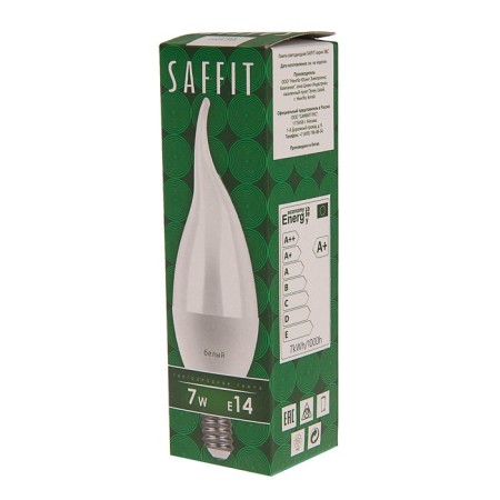 LED LED SAFFIT, C37, 7 W, E14, 4000 K, 560 lm, 220 °, 124 x 37-2
