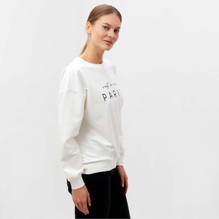 Female sweatshirt, cream color, size 44-46 (m)-3