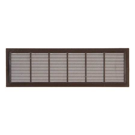Ventilation grate Zein Lux L73, 73 x 232 mm, inexhaustible, brown-3