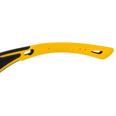 Protective glasses Denzel 89192, open, polycarbonate, yellow lens, 2x comp. hugs-2