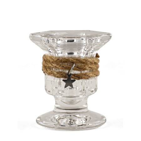 Glass candlestick, for high holy, 5 × 5.5 cm