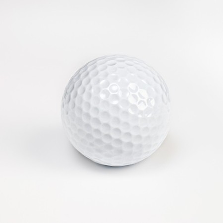 Golf ball, two -layer, 420 recesses, d = 4.3 cm, 45 g