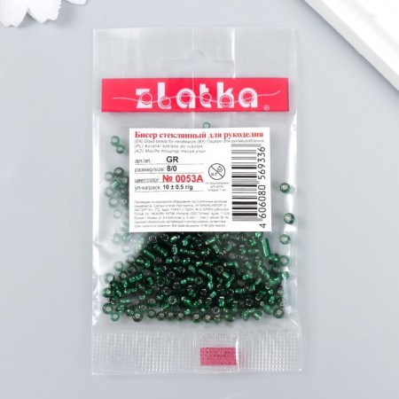 Beads "Zlatka" 08/0, 3 mm, 10 g 0053a T. Zellen-2