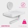 Holder for toilet paper on V VelIKOLOK, 17 × 18 × 11.5 cm, white color