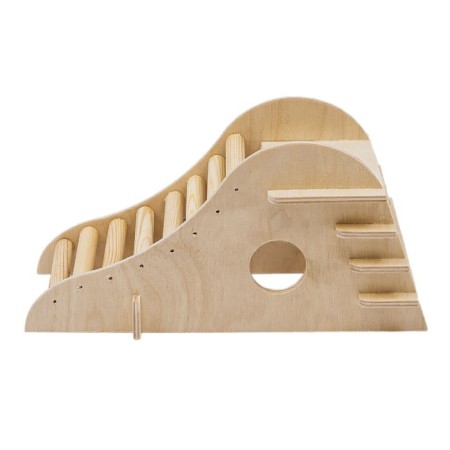 House for rodents "slide with rollers", 21.5 x 10.5 x 11 cm, plywood
