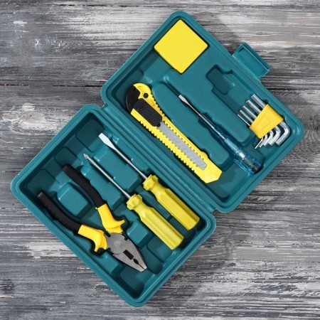 The set of tools “fixed everything” with an indicator screwdriver, 11 items-9