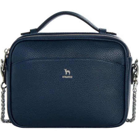 Bag Cross-Bodi with Mumi zipper, blue color