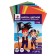 Cardboard of color A4, 10 sheets, 10 colors, magical (gold+silver), coated 230 g/m2