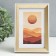 Photo frame plastic 10x15 "Nordic" yellow gold