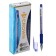 Gel pen Crown Hjr-500rnb, blue ink, node 0.7 mm, rubber emphasis