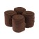 Fleet bandage 3 m, brown, set 4 pcs