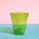 Pot for orchids, 1.5 l, 13 × 17 cm, plastic, transparent green