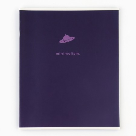 Notebook A5, 36 liters on the paper clip No. 1 mix “September 1: minimalism” UV lac-6