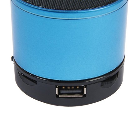 Portable column Luazon Hi-Tech08, 3 watts, 300 mAh, Microsd, USB, blue-2