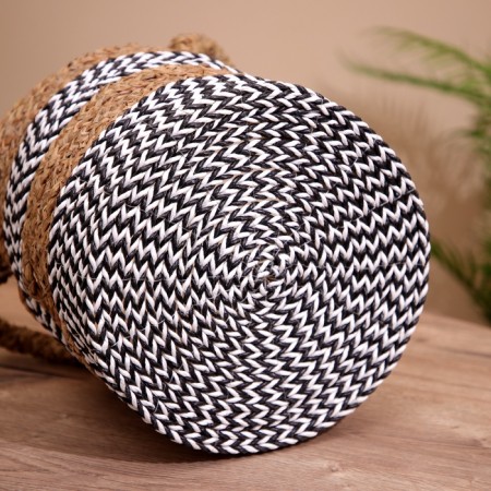 Wicker basket 27x27x35 cm-7