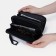 Male purse on lightning, department for bills, for maps, for coins, black color