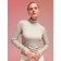 Women's turtleneck, size 48, light gray color