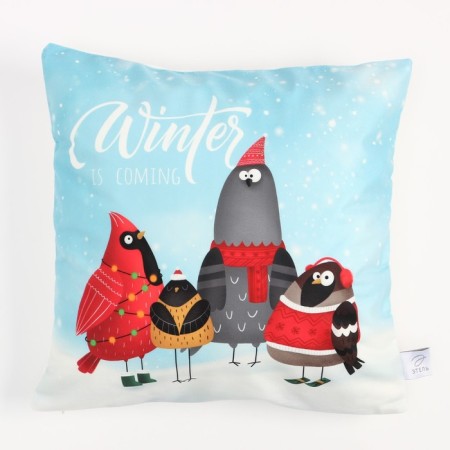 Czech on the pillow Ethel Winter, 40*40 cm, 100 p/e, velor
