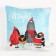 Czech on the pillow Ethel Winter, 40*40 cm, 100 p/e, velor