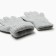 Gloves female, the color is light gray, size 18