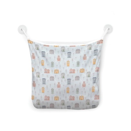 Organizer in a bath on suction cups "City Trails", for storing toys and trifles, size 33x39 cm-2