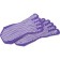 Socks for yoga bradex, anti -slip, closed, purple