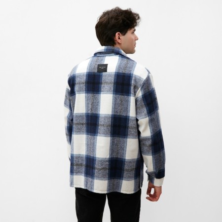 Male shirt in the MIST cage, size 48, blue-4