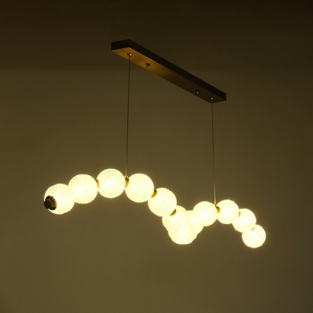 Lamp "Avyiro" 13xLED 91W 3000k brass 100x18x19-169 cm-7