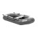 Breeze boat 190 with oars, gray color