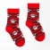Women's socks, red color, size 23-25
