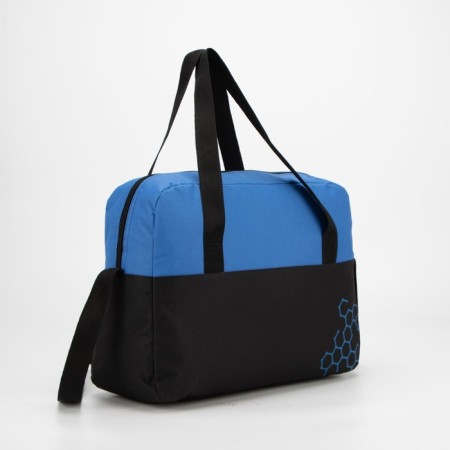 Sports bag, lightning department, long belt, black/blue color