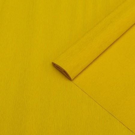 Corrugated paper 372 yellow, 90g, 50 cm x 1, 5 m