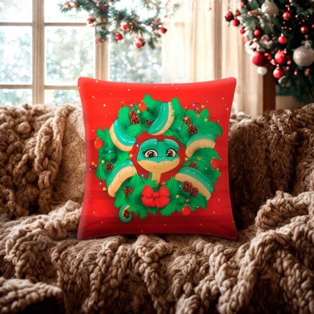 Ethel Pill "Wreath" 40x40 cm, 100% p/e, velor-4