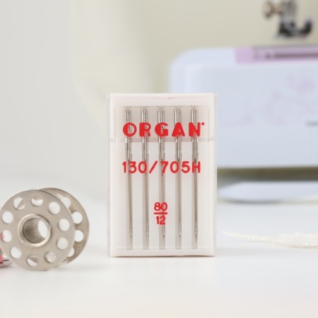 Needles for household sewing machines, universal, No. 80, 5 pcs-4