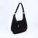 Load bag with zipper, external pocket, long belt, black color