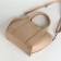 Bag Female Tout with zipper, beige color