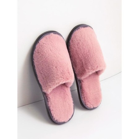 Slippers female closed nose, size 39-41, color dusty rose-1