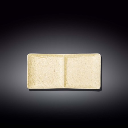 Rectangular dish Wilmax England Sand Stone, size 27x13 cm