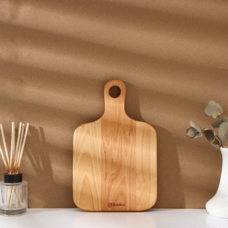 A set of cutting boards on a stand 2 pcs: 38 × 18, 28 × 18 cm, saturated with mineral oil, birch-3