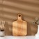 A set of cutting boards on a stand 2 pcs: 38 × 18, 28 × 18 cm, saturated with mineral oil, birch