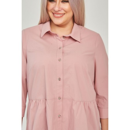 Female shirt, size 54, pink color-4