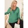 Female jumper, size 50, green color