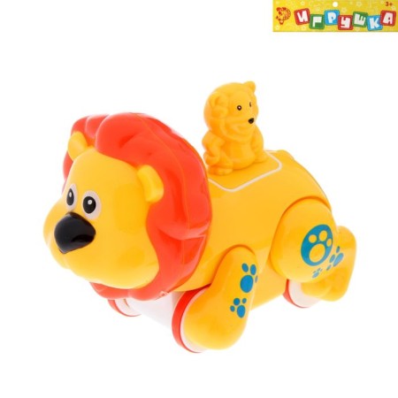 Inertial toy "Funny animals with kids", mix-1