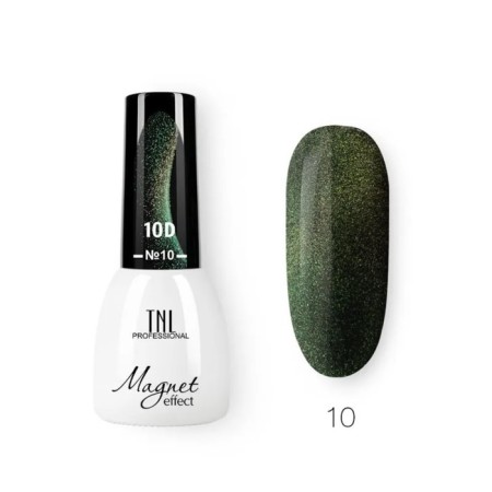 TNL Professional Gel-Lila “Cat Eye 10d”, No. 10 Fiery Emerald, 7 ml