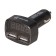 Voltmeter in the cigarette lighter 12-24V + 2USB 3.1a Airline AVM-D-02